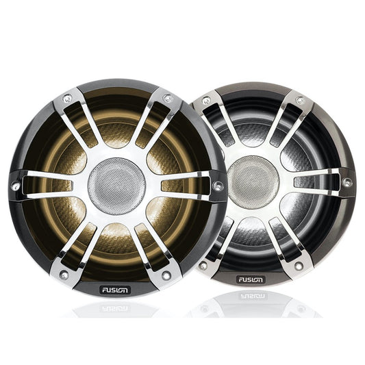 Fusion SG-FL772SPC 7.7" CRGBW LED Marine Speakers 280W - Sports Chrome