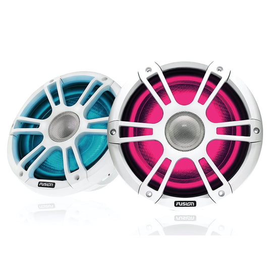 Fusion SG-FL882SPW 8.8" CRGBW LED Marine Speakers 330W - Sports White