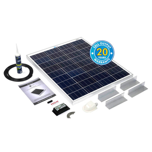 Solar Technology 80W Rigid Solar Panel & Universal Fitting Kit