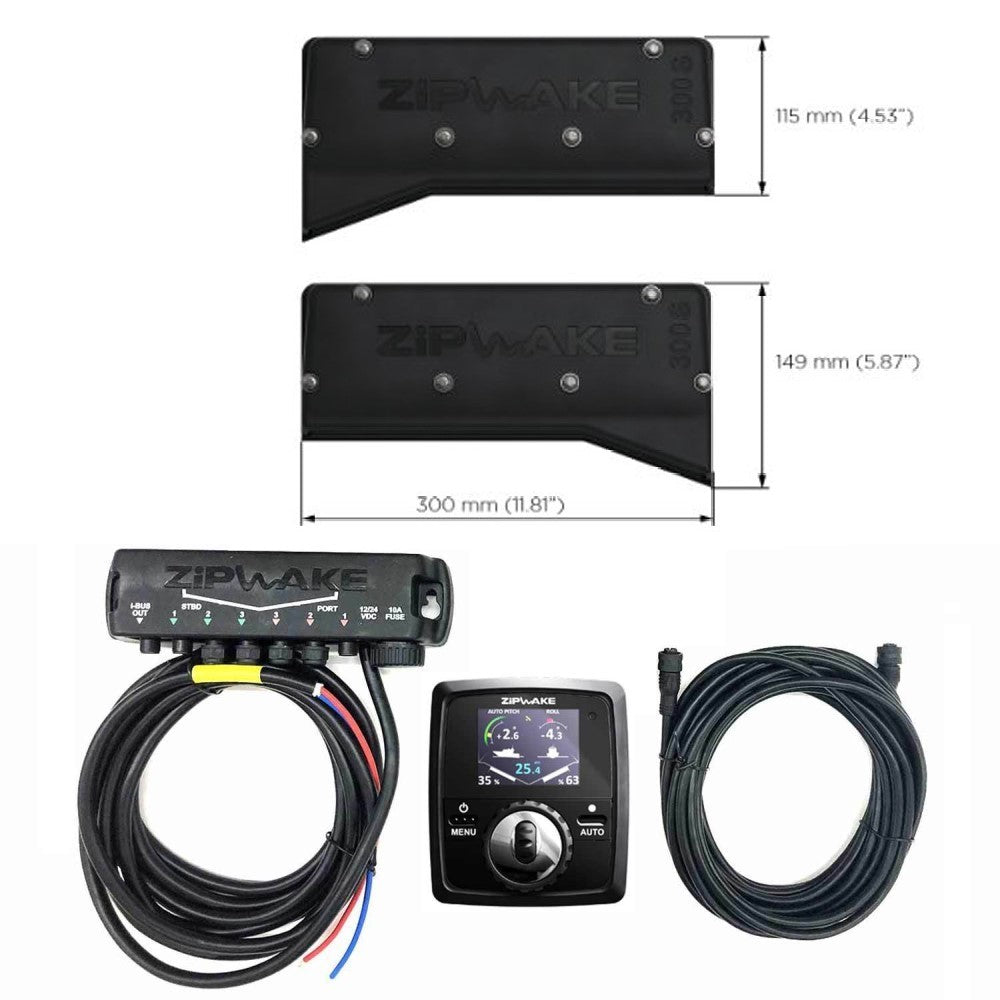 Zipwake Series S Dynamic Trim Control Kit - 300S Chine Interceptor