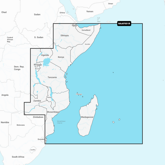 Navionics+ Regular Chart: AF001R - Africa East