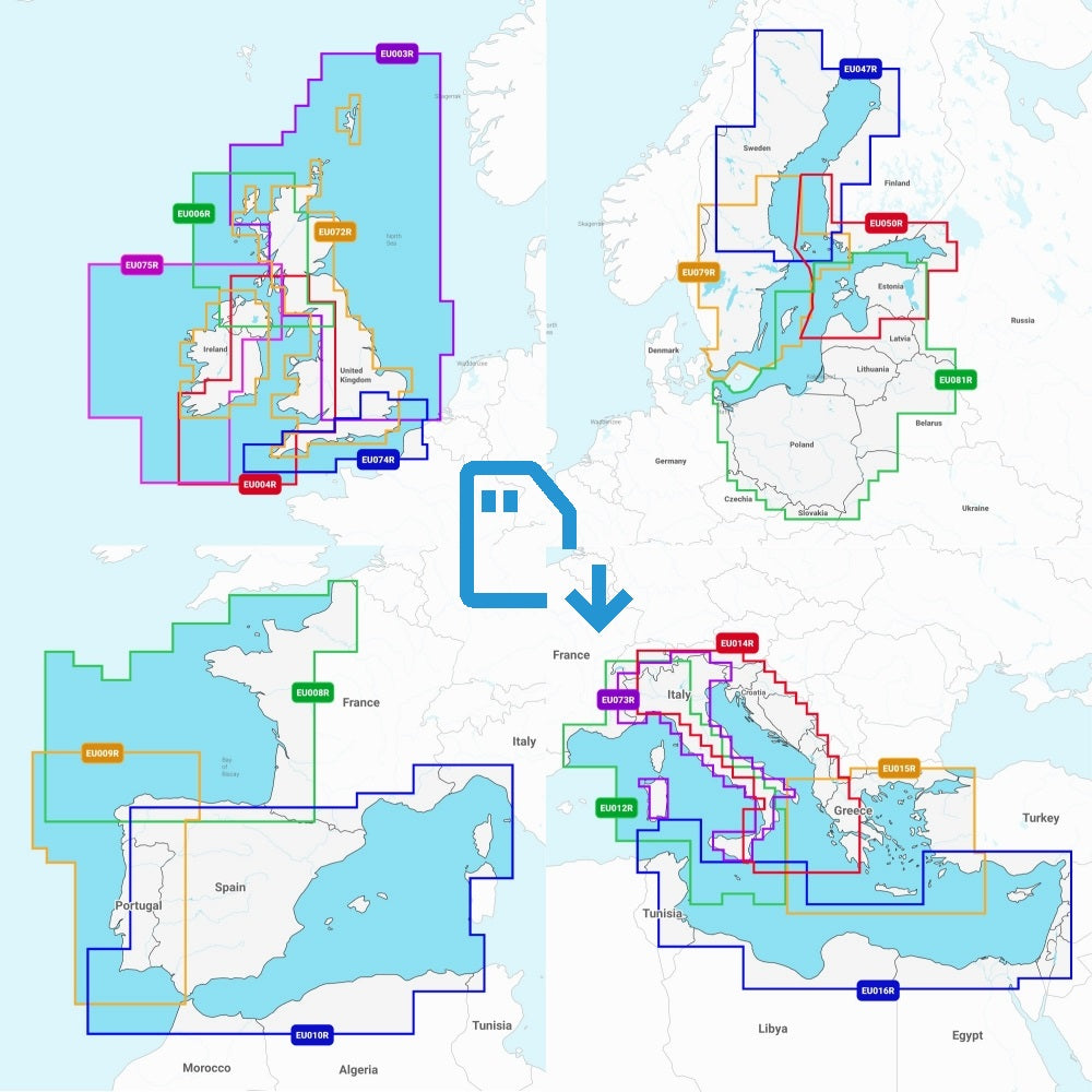 Navionics+ Regular Chart: Blank Download Card