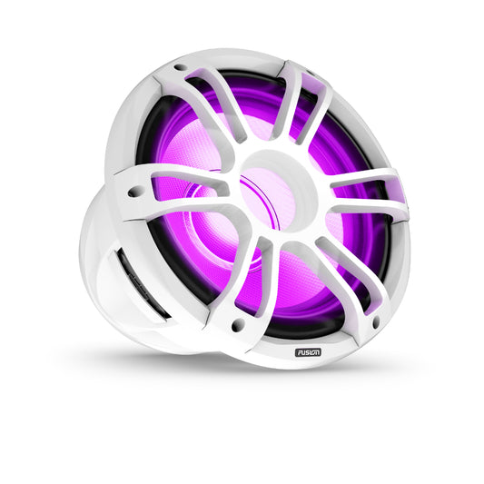 Fusion SG-SL123SPW 12" 3i CRGBW LED Subwoofer 1400W - Sports White