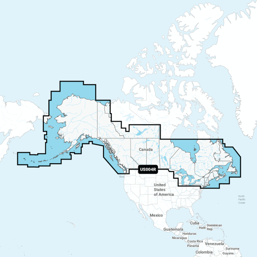 Garmin Navionics+ Chart: US004R - Canada & Alaska