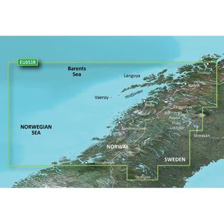 Garmin BlueChart G3 Vision Regular Area - VEU053R Trondheim - Tromso