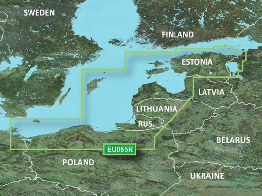 Garmin BlueChart G3 Vision - VEU065R: Baltic Sea East Coast